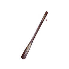 天龍紡 原木鞋拔, 深棕色（55cm）, 1個