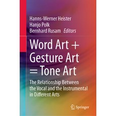 (英文圖書) Word Art + Gesture Art = Tone Art: The Relationship Between the Vocal and the Instrumental in... 精裝版, Springer, 英文