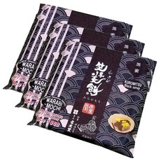 Bashodo 笑來美餅系列蕨餅 黑蜜口味, 3個, 100g