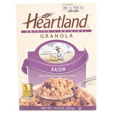 Heartland 葡萄乾格蘭諾拉麥片, 1盒, 397g
