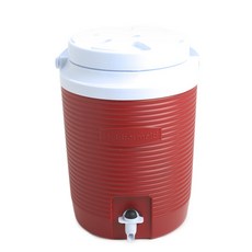 Rubbermaid 大容量保溫茶桶, 7.6L, 紅色的