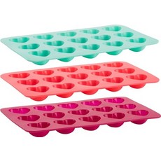 Trudeau 巧克力模具, 3片, 心