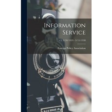 (英文圖書) Information Service; v.5 3/20/1929 - 3/15/1930 精裝版, Hassell Street Press, 英文