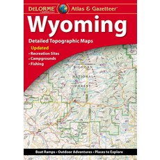 (英文圖書) Delorme Atlas & Gazetteer: Wyoming 平裝版, Delorme Mapping Company, 英文