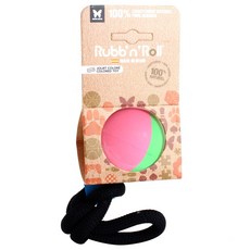 MARTIN SELLIER Love 'n' Roll 多色狗玩具帶球繩 L, 1個, 隨機發貨