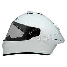 【路趣】NHK K5R 素色全罩式安全帽 輕量化 超通風 排齒扣 藍牙耳機槽 (8色), 亮白