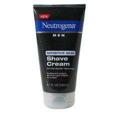 Neutrogena 露得清 男士敏感肌專用刮鬍膏, 150ml, 1罐