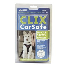 COMPNAY OF ANIMALS Clix車用寵物安全胸背帶 狗狗安全帶 L, 1個, 黑色