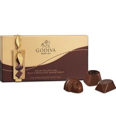 GODIVA 黃金系列綜合牛奶巧克力禮盒 8入, 1個, 75g