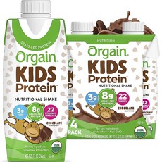 Allgain 兒童蛋白奶昔巧克力味, 4入, 244ml