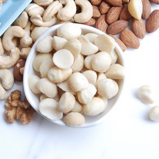 自然甜堅果 原味夏威夷火山豆，天然健康零食，無添加調味，口感香脆，辦公室零食推薦, 280g, 1個