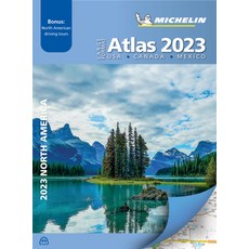 (英文圖書) Michelin North America Large Format Road Atlas 2023: USA - Canada - Mexico 平裝版, Michelin Travel Publications, 英文