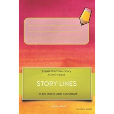 (英文圖書)Story Lines - Create Your Own Story Activity Book Plan Write and Illustrate: Un... 平裝版, Independently Published, 英文
