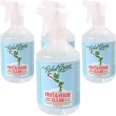 Rebel Green 蔬菜水果清潔劑, 4個, 503ml