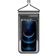 WEINIAO繽紛色彩靈敏新款可觸控手機防水袋IPX8級防水掛脖手機袋, 優雅粉, 1個