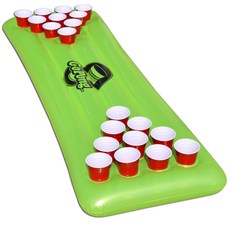 GoPong 充氣式兵乓球泳池玩具3件組, 1個, 綠