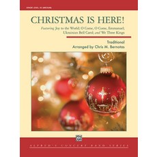 (英文圖書) Christmas Is Here!: Featuring Joy to the World; O Come O Come Emmanuel; Ukrainian Bell Caro... 平裝版, Alfred Music, 英文