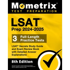 (英文圖書) LSAT Prep 2024-2025 - 3 Full-Length Practice Tests LSAT Secrets Study Guide and Exam Review ... 平裝版, Mometrix Media LLC, 英文