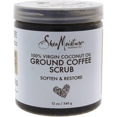 Shea Moisture 初榨椰子油咖啡磨砂膏, 1個, 340克
