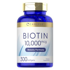 CARLYLE 生物素複合軟膠囊 10000mcg, 1個, 300顆