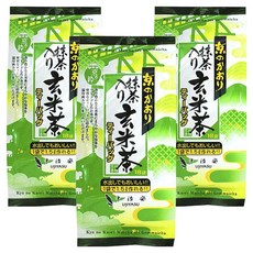 Ujiyasu 抹茶玄米茶包, 3個, 18件