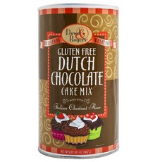麵團羅傑斯荷蘭巧克力蛋糕混合無麩質, 1個, 407克