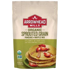 Arrowhead Mills 發芽穀物煎餅和華夫餅混合物, 1個, 737克