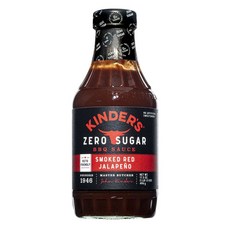 KINDER'S 燒烤醬 煙燻墨西哥胡椒味, 1個, 496克