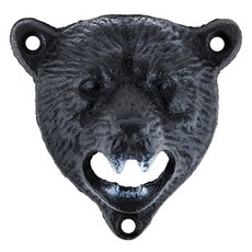 FOSTER & RYE 壁掛式熊開瓶器開瓶器, 1個, 鑄鐵