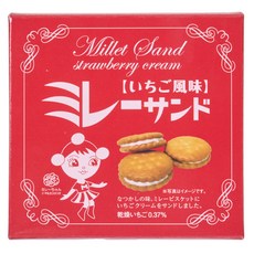 MonPlaisir 夾心小圓餅 草莓口味 6包入, 1個