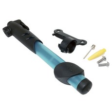 手持式兩用自行車打氣筒, 1個, 黑色+藍色