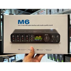 MOTU M6 錄音介面，6 In 4 Out USB-C，Loopback 內部錄音，A/B 監聽切換【帝米數位音樂】