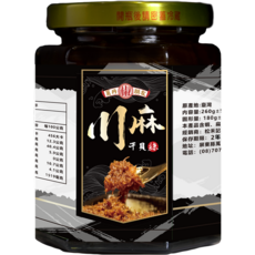 萬丹椒朋友 川麻干貝絲, 260mg, 1個