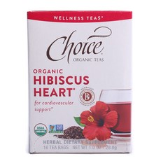 CHOICE ORGANICS 扶桑花草本茶茶包, 16件, 1.8克