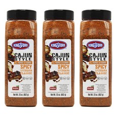KINGSFORD 經典路易斯安那州肯瓊辣粉, 3個, 652克