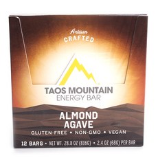 TAOS MOUNTAIN 能量棒, Almond Agave, 12份, 68g