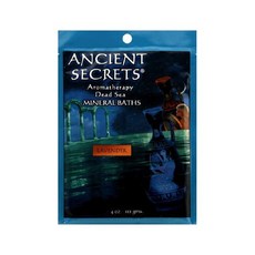 ANCIENT SECRETS 海洋礦物浴鹽, 薰衣草, 1個, 112g