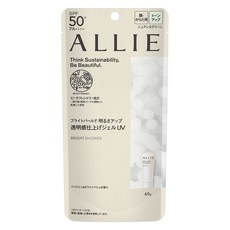 Kanebo 佳麗寶 ALLIE 持采亮化UV防曬水凝乳 光肌茉桃香, 1個, 60g