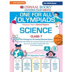(英文圖書) Oswaal One For All Olympiad Previous Years' Solved Papers Class-7 Science Book (For 2023 Exam) 平裝版, Oswaal Books and Learning P..., 英文
