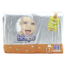 bbtips 黏貼型尿布, 第3階段, 60片
