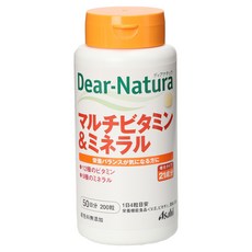 Asahi 朝日 Dear Natura多種維他命&礦物質, 1罐, 200顆