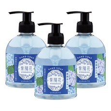 yuRuRITO 溫和香氛保濕洗手液 藍色紫陽花款, 3個, 260ml