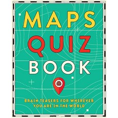 (英文圖書) Maps Quiz Book: Brain Teasers for Map Lovers the World Over 平裝版, Hardie Grant Books, 英文