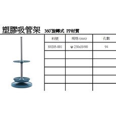 德國ISOLAB 塑膠吸管架 94孔 PP吸管架 360度旋轉吸管收納架 餐廳咖啡廳適用