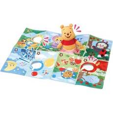 【美國媽咪】小熊維尼躲貓貓玩偶遊戲布書 DS20468, 詳見包裝