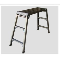 大踏板鋁製折疊梯/洗車平台 (負重100kg), 1個