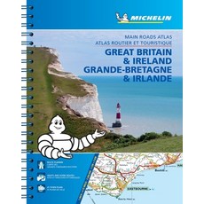 (英文圖書) Michelin Great Britain & Ireland Road Atlas/Grande-Bretagne Atlas Eng/Fr Spiral, Michelin Travel Publications, 英文, 螺旋裝