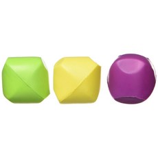 Petmate 貓薄荷貓咪玩具球, 3片, 黃色/綠色/紫色