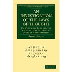 (英文圖書) An Investigation of the Laws of Thought 平裝版, Cambridge University Press, 英文