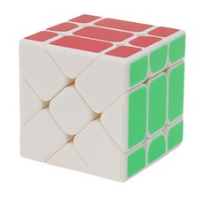 【小小店舖】永駿移稜黑色白色三階概念魔術方塊 3階魔域 異形 魔方, 白色